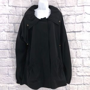 St. John Sport Black Snap Button Jacket